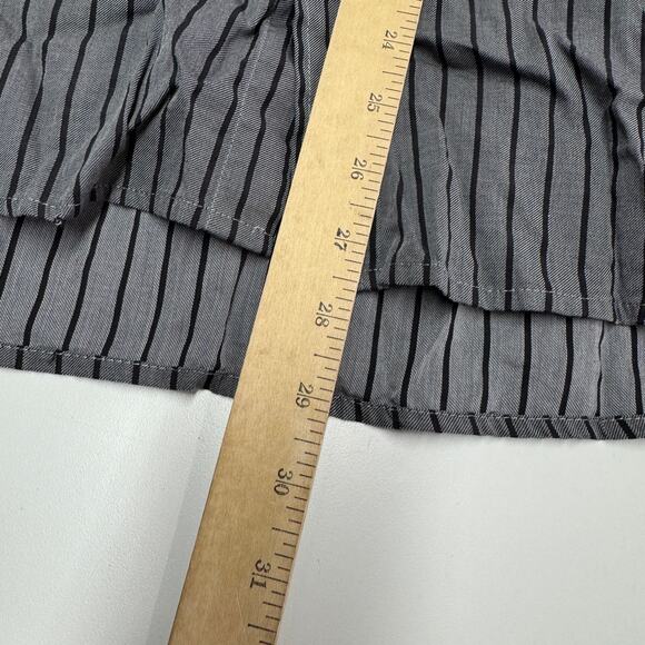 Boss Hugo Boss Shirt Mens X Large Grey Lucas Fitted Striped Button Down - Picture 7 of 8